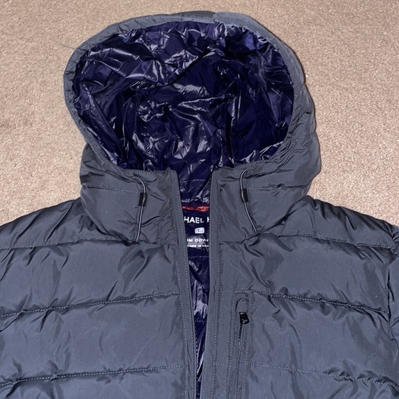 NWT Michael Kors Mens coat with hood size L - Picture 3 of 7